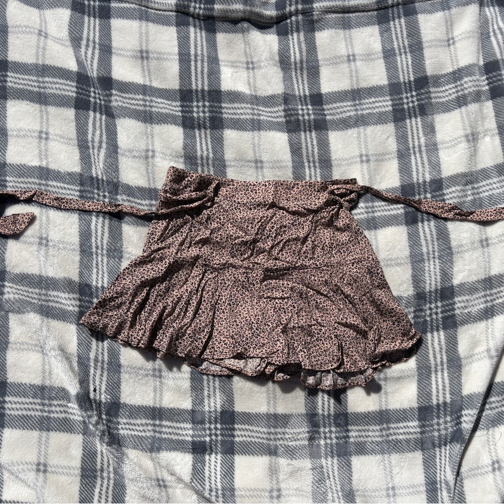 Romanticx Leopard Print Skirt